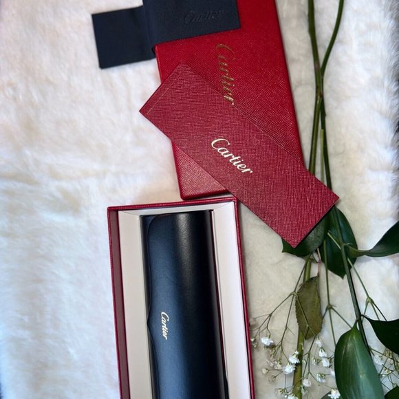 Cartier Glasses (Authenic Mens Eyewear) 18k Gold CT00690-002 B65C58LK - Picture 6 of 7